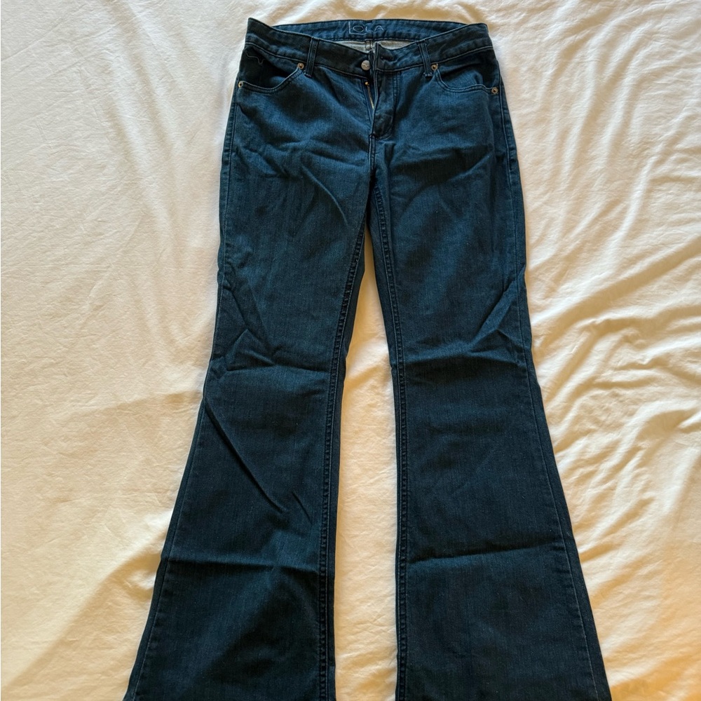 Kimes Ranch Women's Flare Jeans - Deep Blue